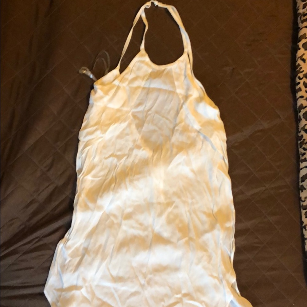 Studio F sheer asymmetrical tunic